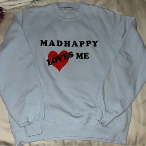 Madhappy Love Me Fleece Crewneck Sweatshirt